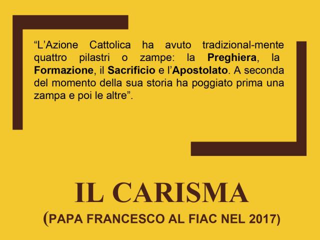 AC incarnata nell'oggi: il carisma
